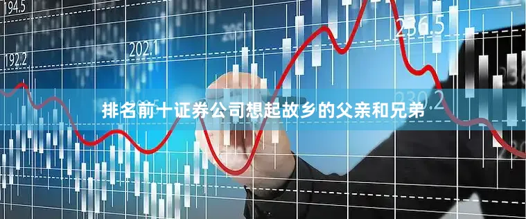 排名前十证券公司想起故乡的父亲和兄弟