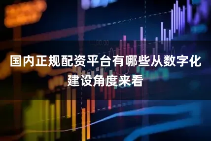 国内正规配资平台有哪些从数字化建设角度来看